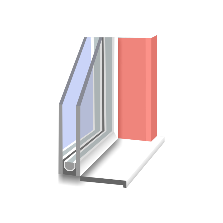 Откосы оконные, дверные, проклейка малярной сеткой