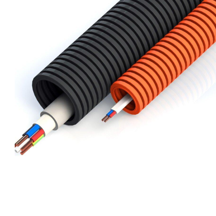 Укладка ТV кабеля в гофрорукаве