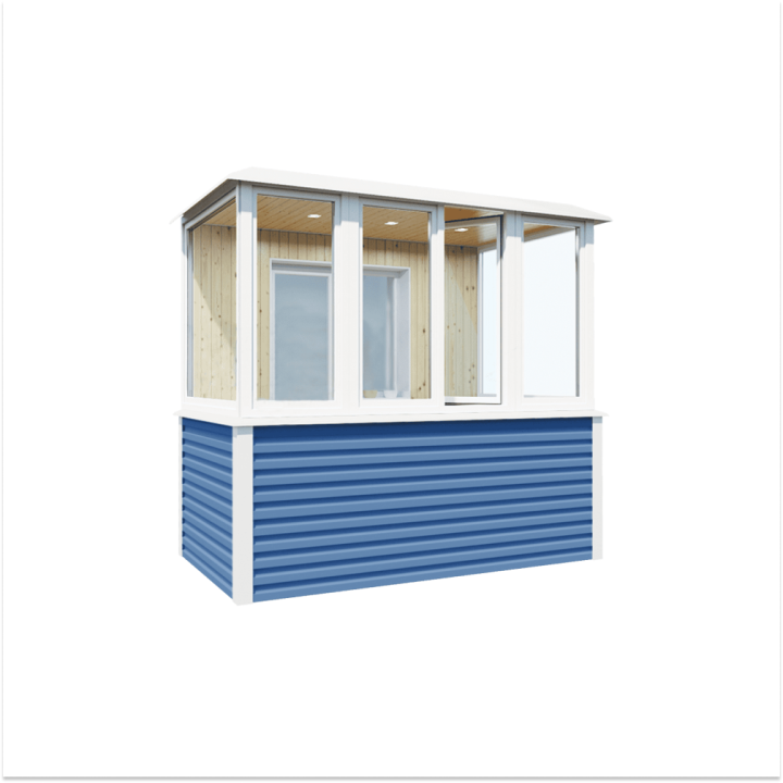 Балконы и лоджии из ПВХ