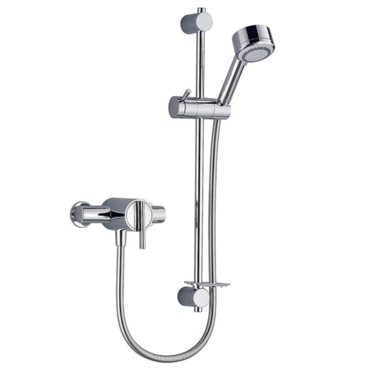 Установка смесителя с душем для ванной комнаты