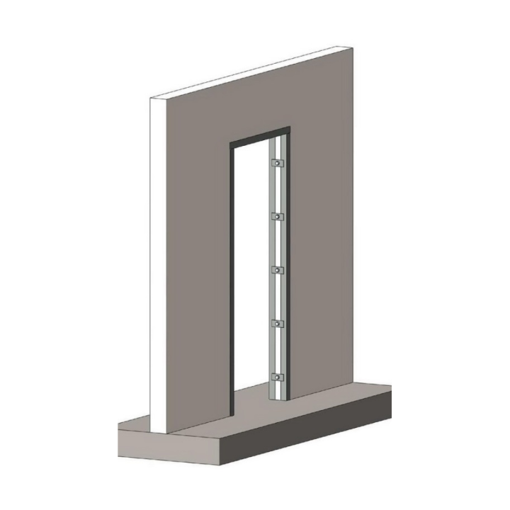 Проем в бетоне армированном толщиной 18 см, устройство
